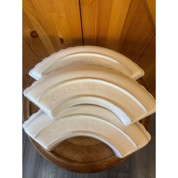 Vtg California Pottery 5 Piece Dip Set turntable Collectible Decor (5612) - Picture 14 of 16